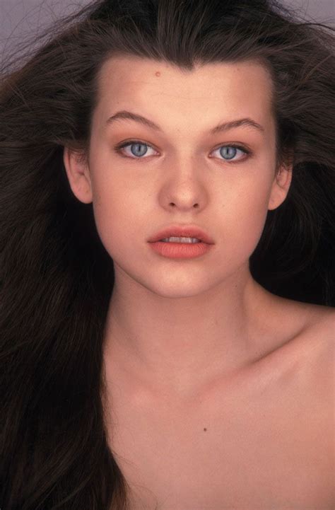 milla jovovich young|milla jovovich young model.